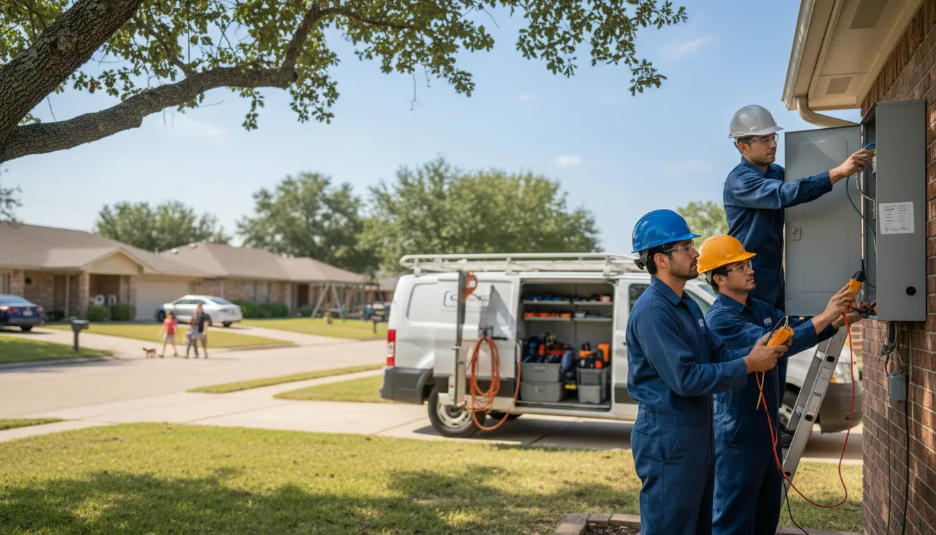 Certified electrician providing emergency electrical services in Darien, WI